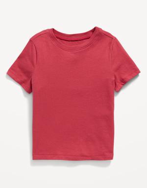 Unisex Short-Sleeve T-Shirt for Toddler red