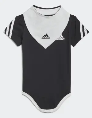 Adidas Babygro e Babete 3-Stripes