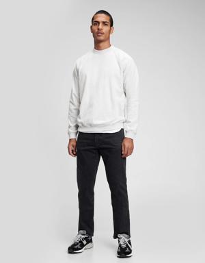 Everyday Straight Jeans in GapFlex with Washwell black