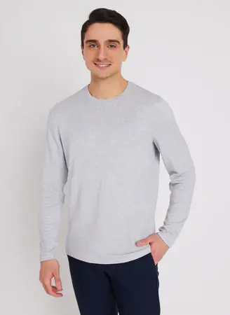 Kit And Ace Upgraded Brushed Long Sleeve Crewneck Tee. 1