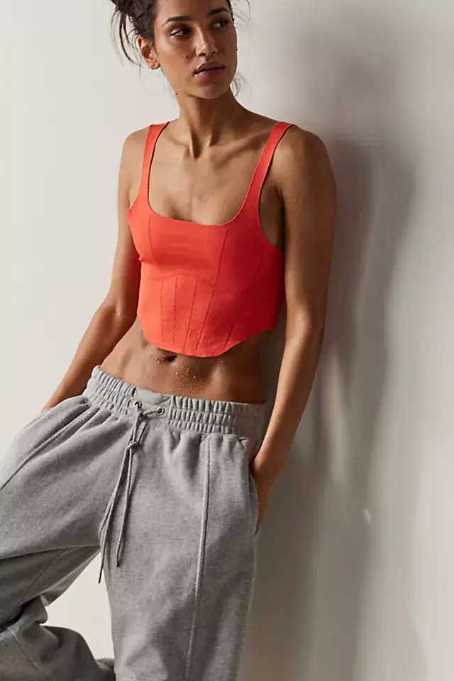 Free People Strong Core Corset Crop. 3
