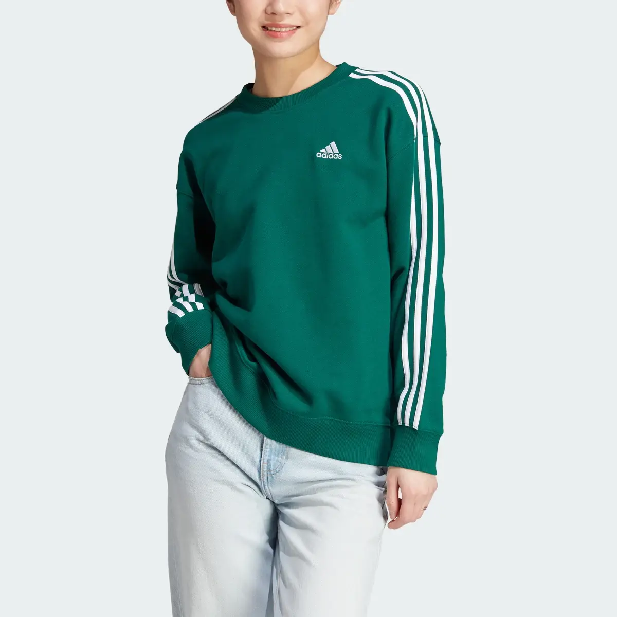 Adidas Sudadera Essentials 3 Franjas. 1