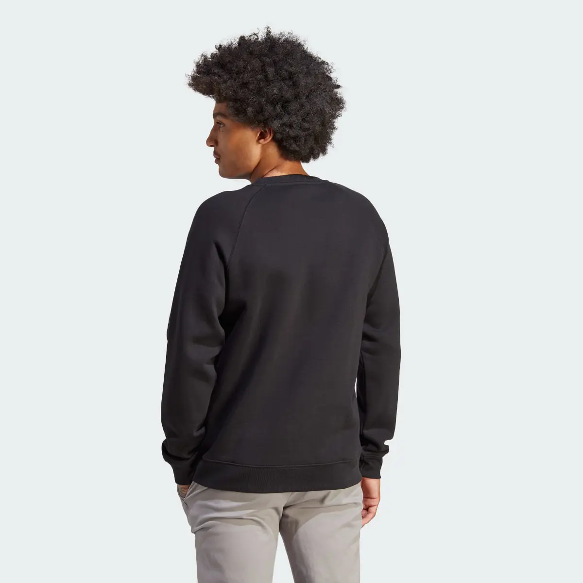 Adidas Trefoil Essentials Bisiklet Yaka Sweatshirt. 3