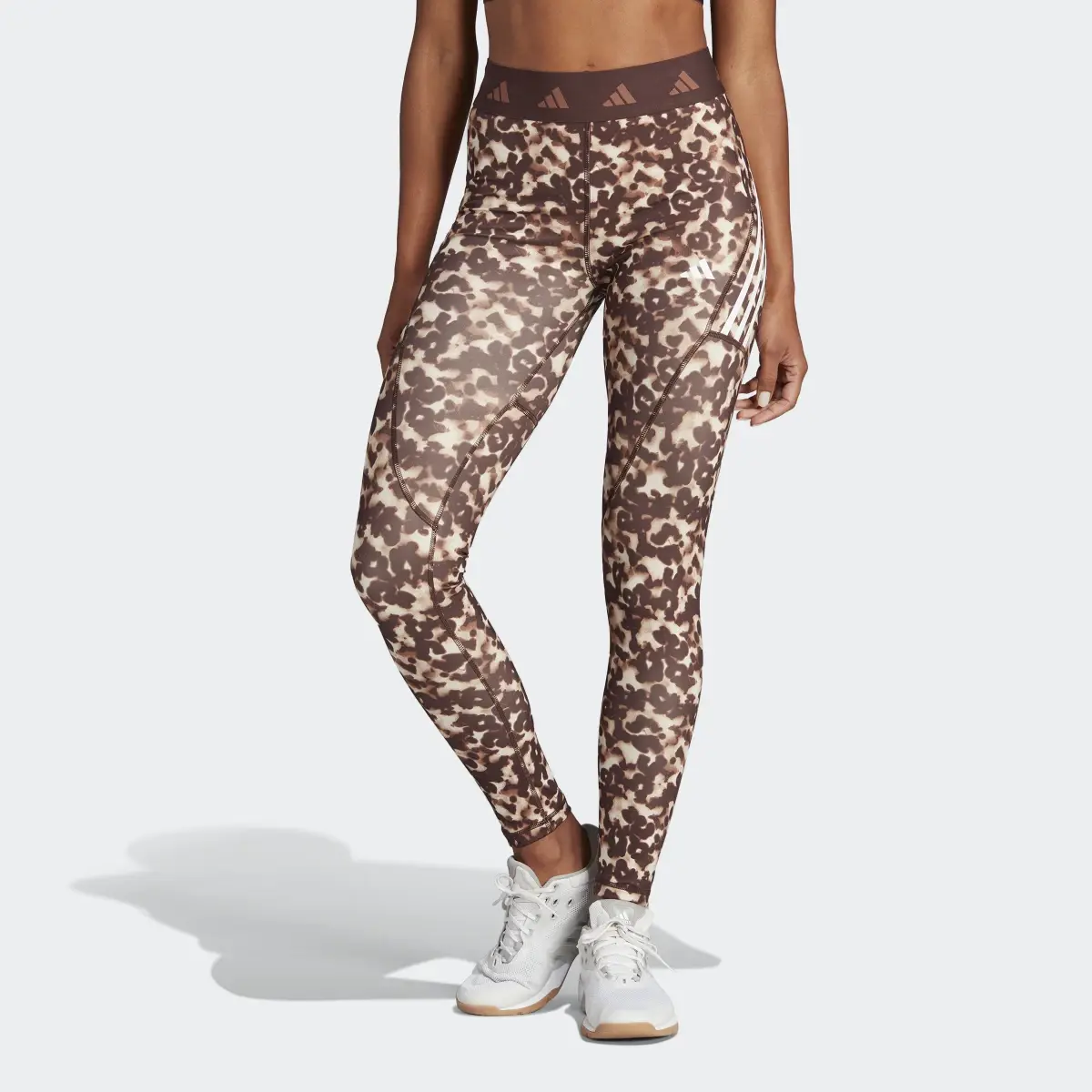 Adidas Mallas Techfit Hyperglam Full-Length Printed. 1