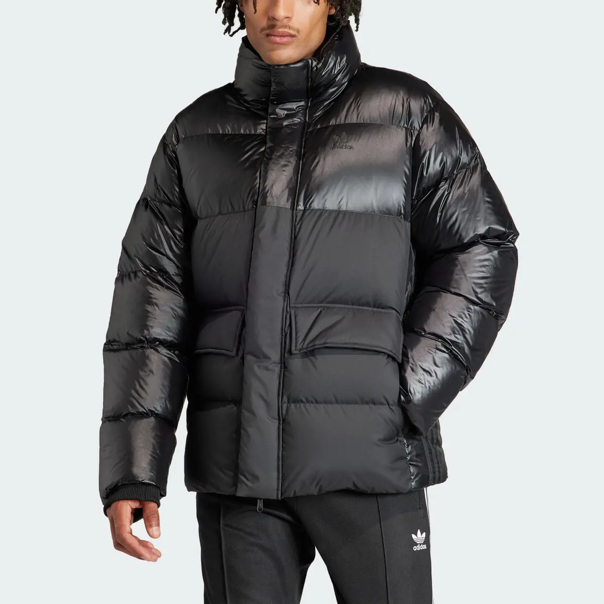 Adidas Midweight Down Puffer Jacket. 1