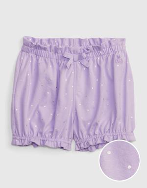 Baby 100% Organic Cotton Mix and Match Pull-On Shorts purple
