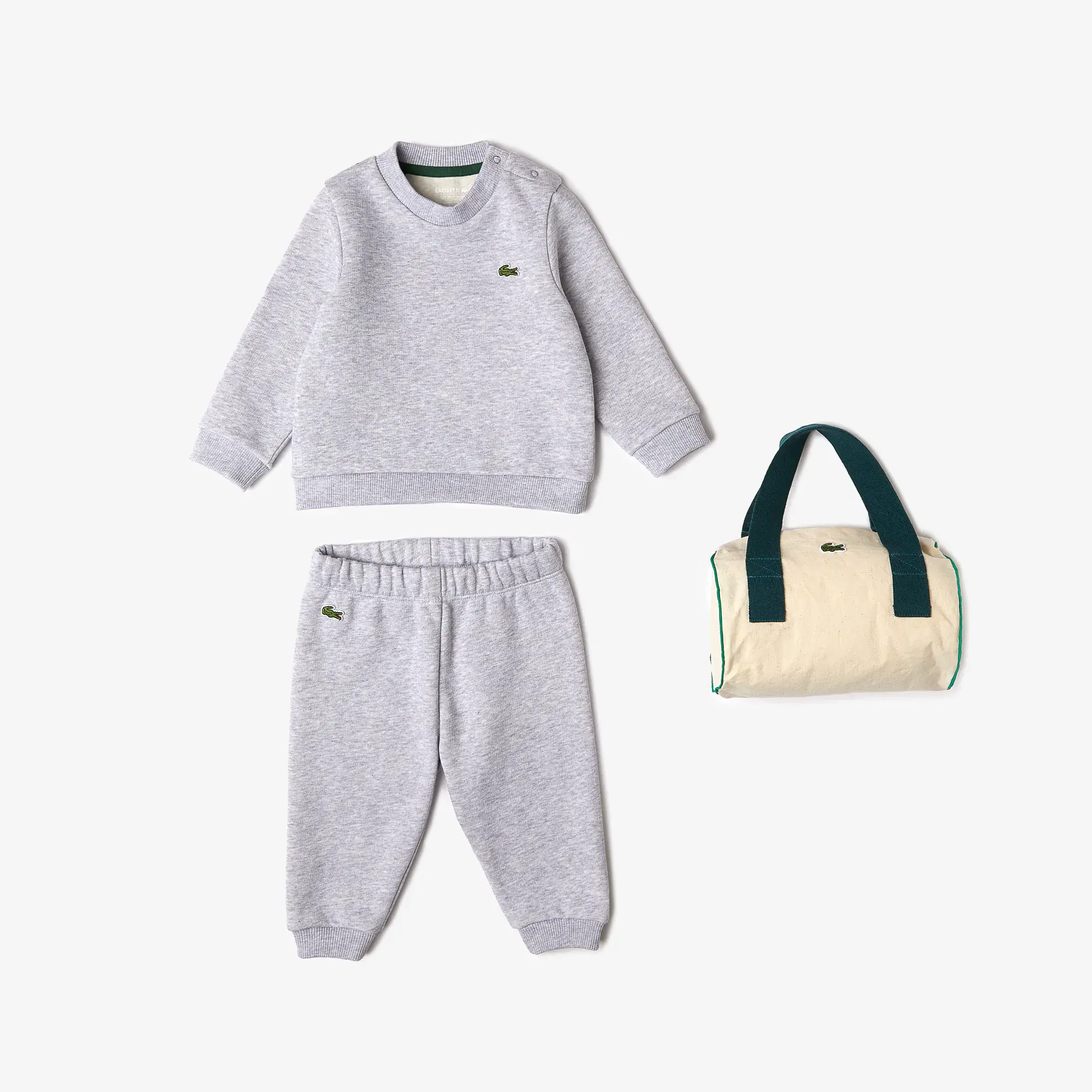 Lacoste Ensemble de survêtement bébé Lacoste en coton biologique. 1 Lacoste Ensemble de survêtement bébé Lacoste en coton biologique. 1