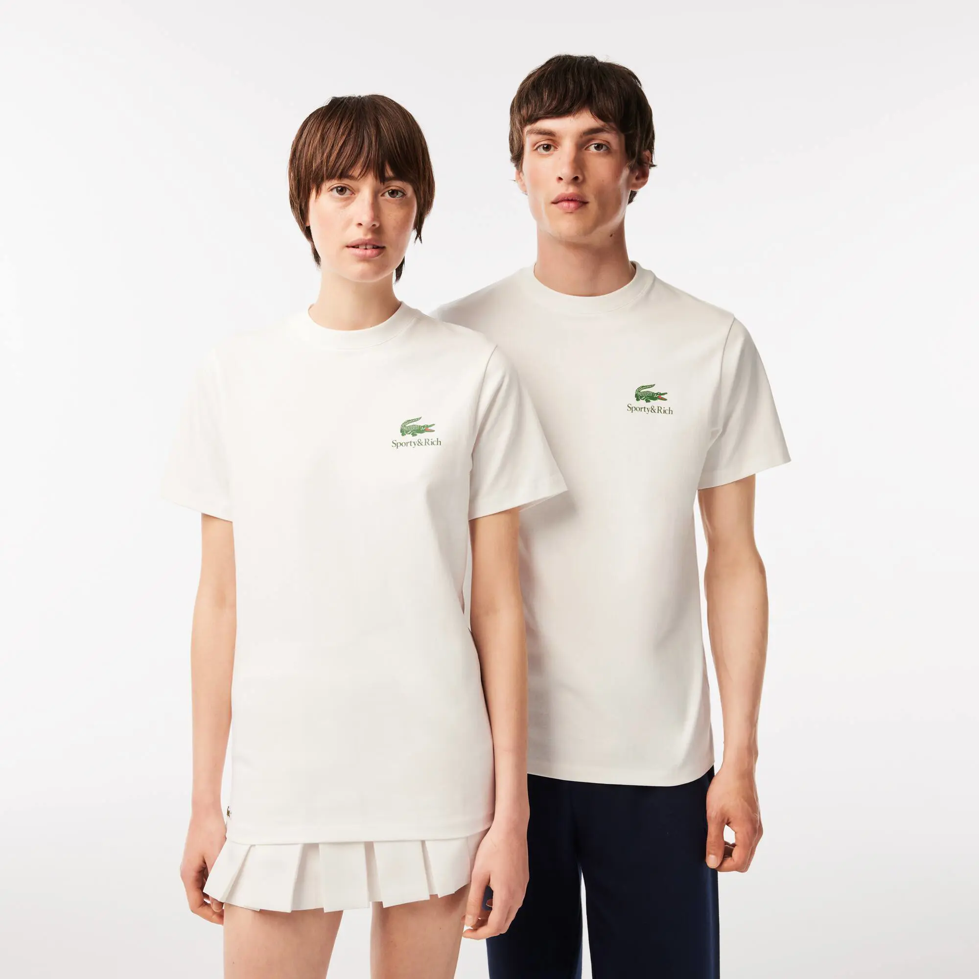 Lacoste x Sporty & Rich Oversized T-shirt. 1