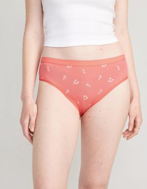 High-Waisted Bikini Underwear for Women pink