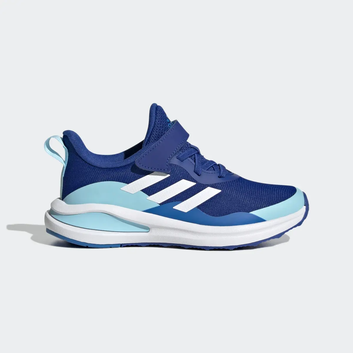 Adidas FortaRun Sport Running Elastic Lace and Top Strap Shoes. 2