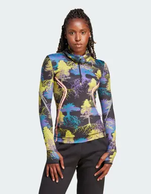 by Stella McCartney TruePace Long Sleeve Printed Kapüşonlu Üst