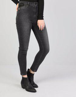 760 Dıana Yüksek Bel Dar Paça Super Slim Fit Koyu Gri Kadın Jean Pantolon