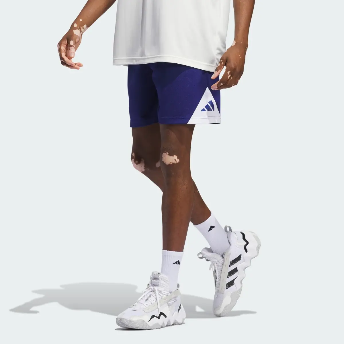 Adidas Basketball Badge of Sport Shorts. 1