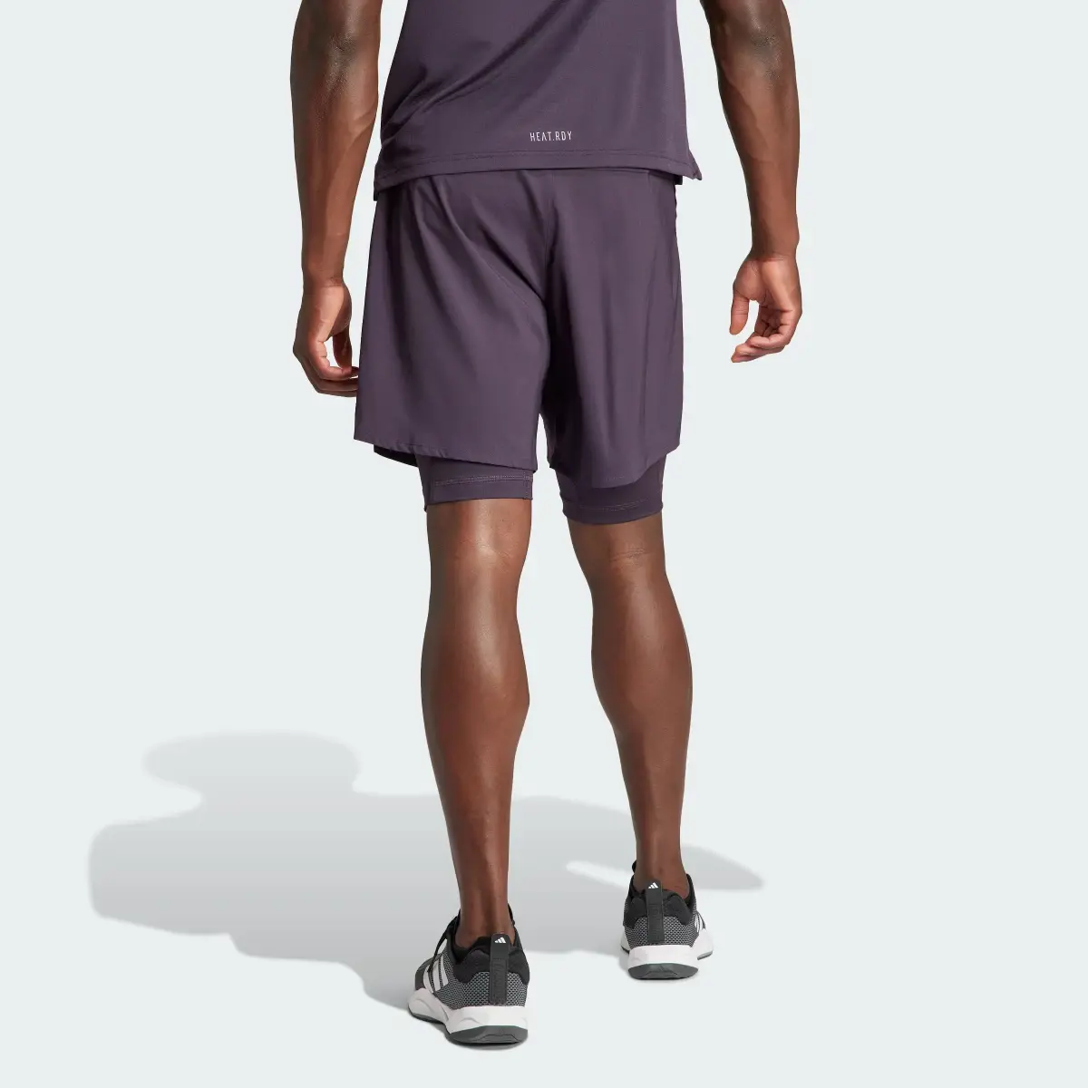 Adidas HIIT Workout HEAT.RDY 2-in-1 Shorts. 2