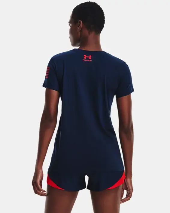 Under Armour Women's UA Freedom Vintage T-Shirt. 2 Under Armour Women's UA Freedom Vintage T-Shirt. 2
