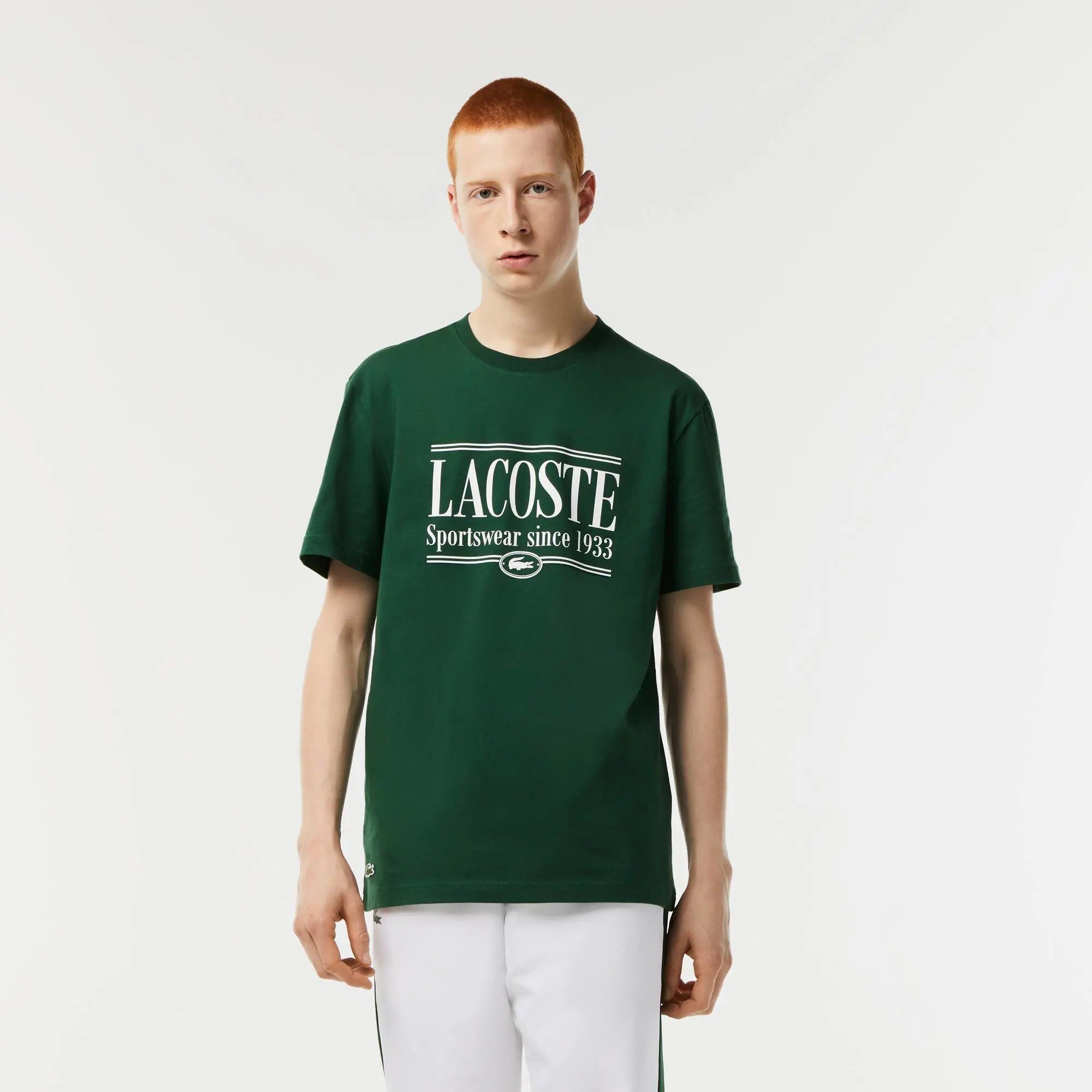 Lacoste T-shirt da uomo in jersey, regular fit Lacoste. 1