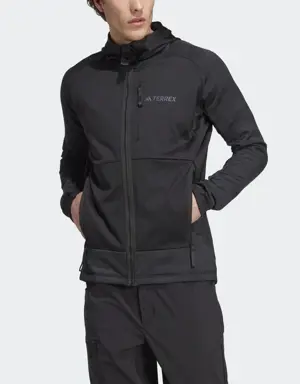 Terrex Tech Flooce Hooded Hiking Fleece Jacket