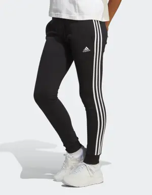 Essentials 3-Stripes French Terry Cuffed Joggers