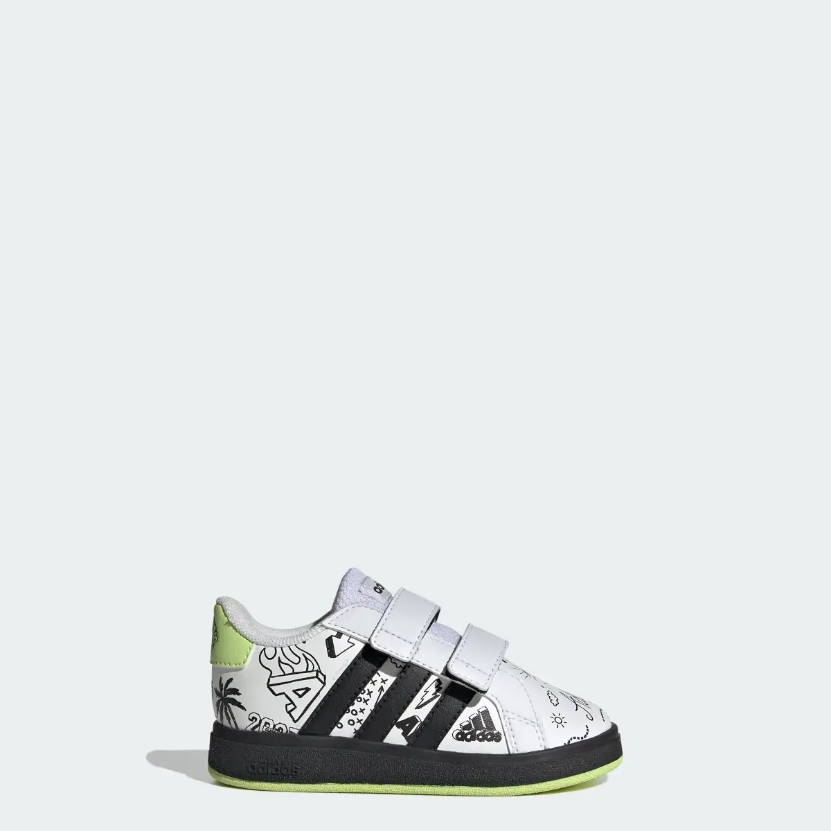 Adidas Zapatilla Grand Court 2.0 (Niños). 1