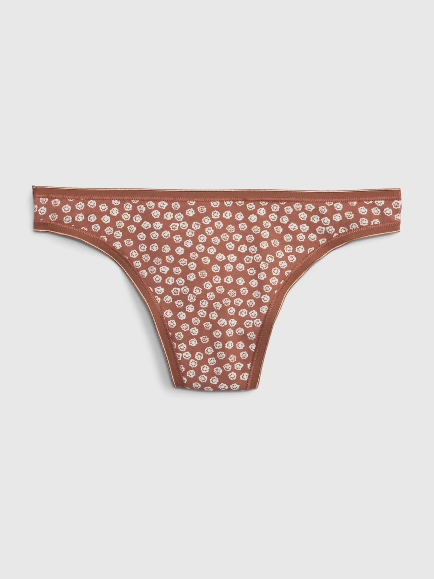 Gap Stretch Cotton Thong brown. 1