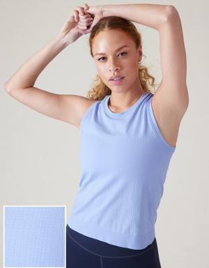 Athleta In Motion Seamless Tank blue