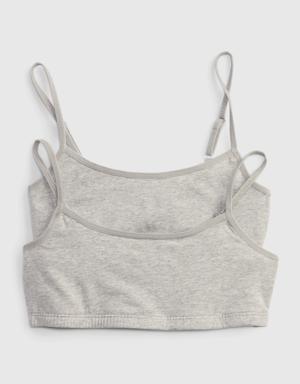 Kids Basic Bra (2-Pack) gray