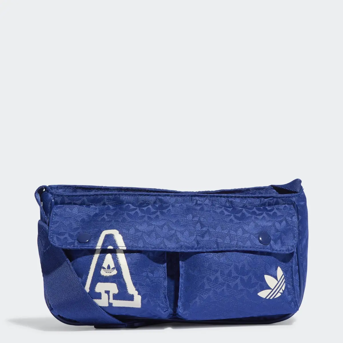 Adidas Trefoil Jacquard Monogram Mini Airliner Bag. 1