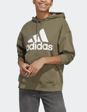 Adidas Essentials Big Logo Oversized French Terry Hoodie