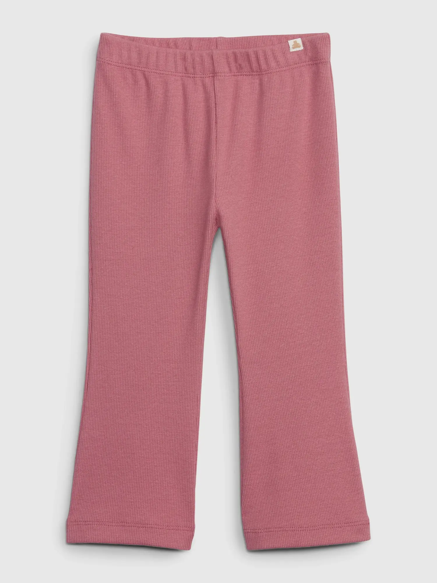 Gap Toddler Mix and Match Rib Flare Leggings pink. 1