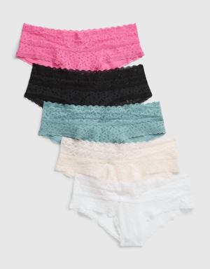 Lace Hipster (5-Pack) multi