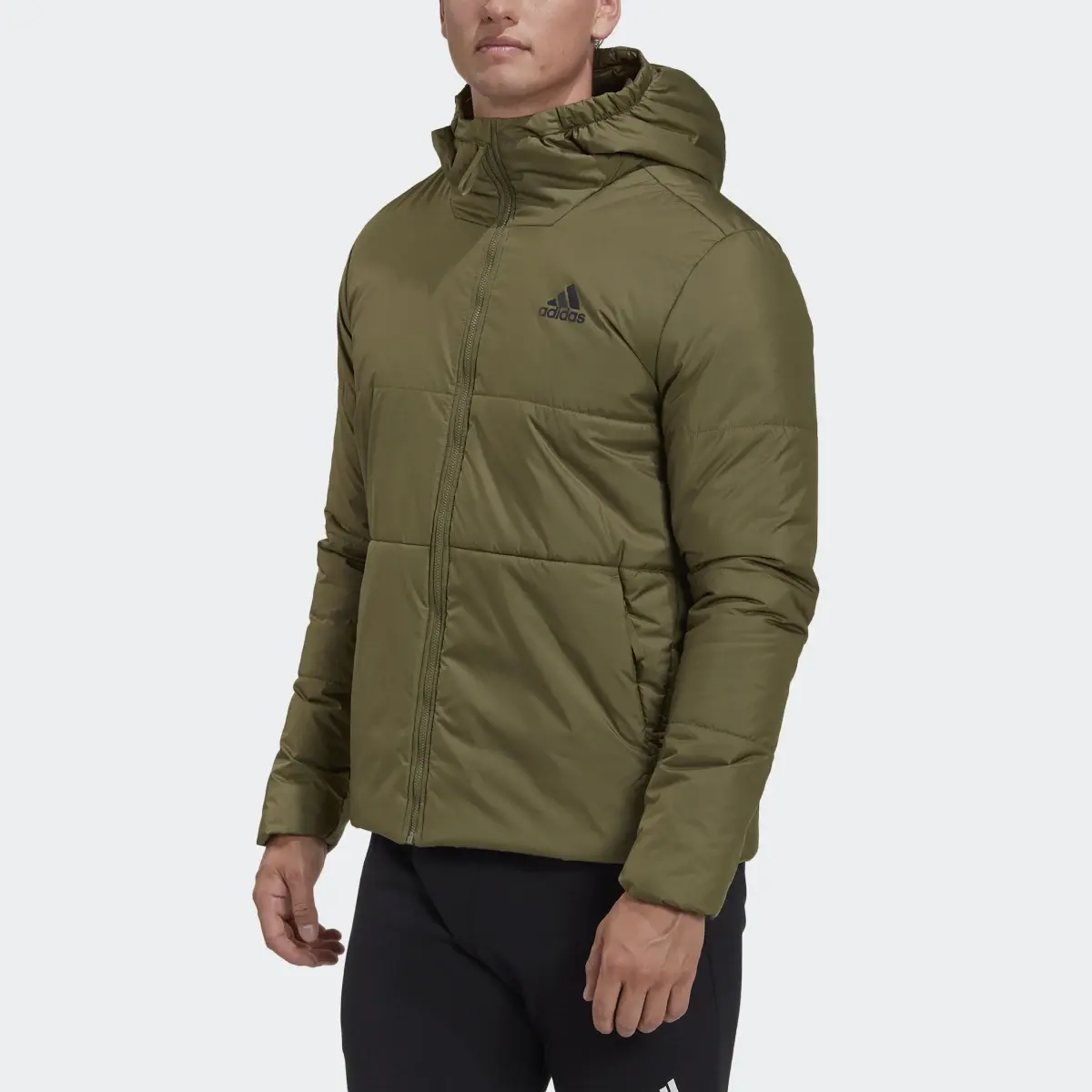 Adidas Giacca BSC 3-Stripes Hooded Insulated. 1