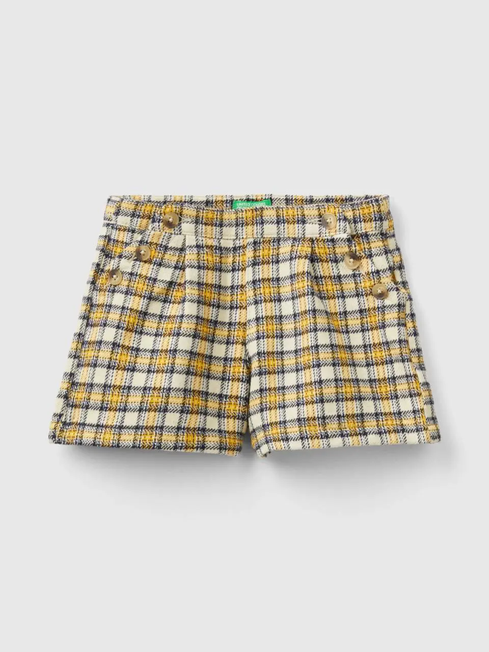 Benetton check shorts. 1