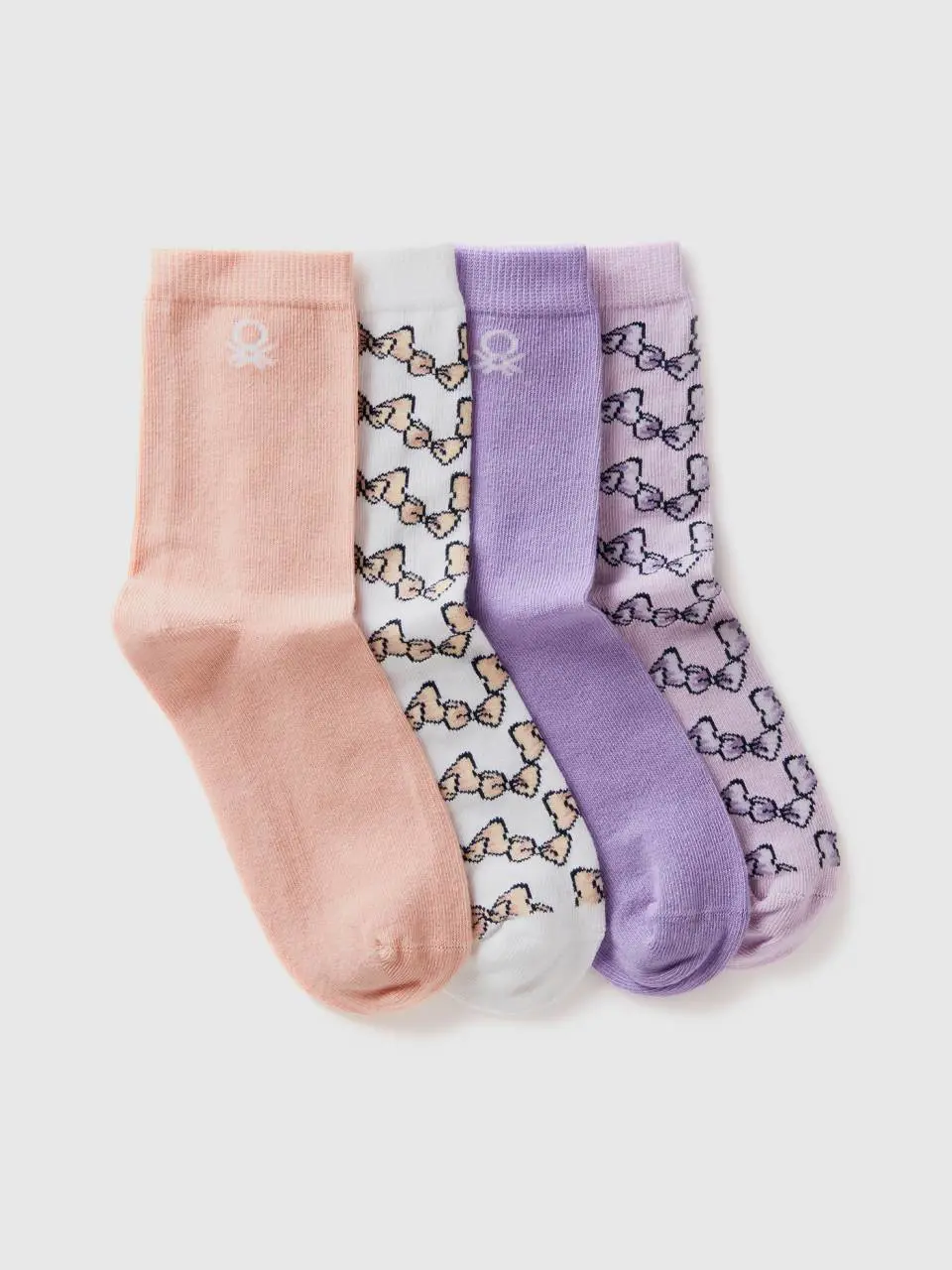 Benetton four pairs of terry cloth socks. 1