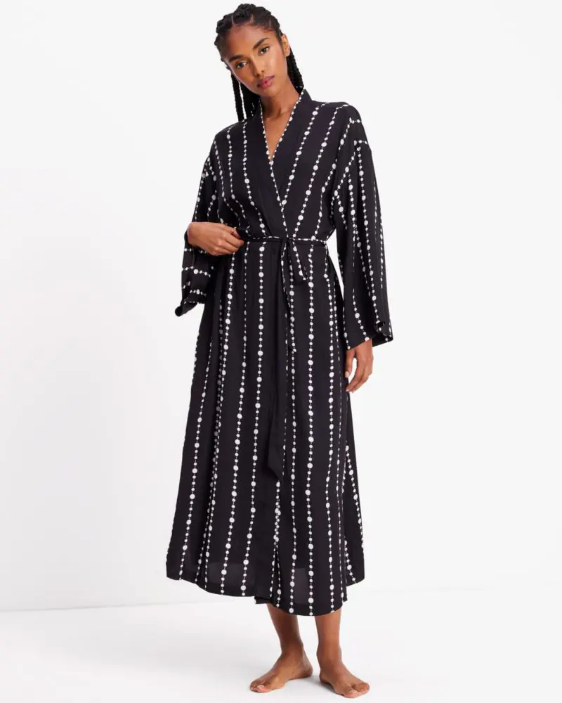 Kate Spade Festive Pearls Long Robe. 1