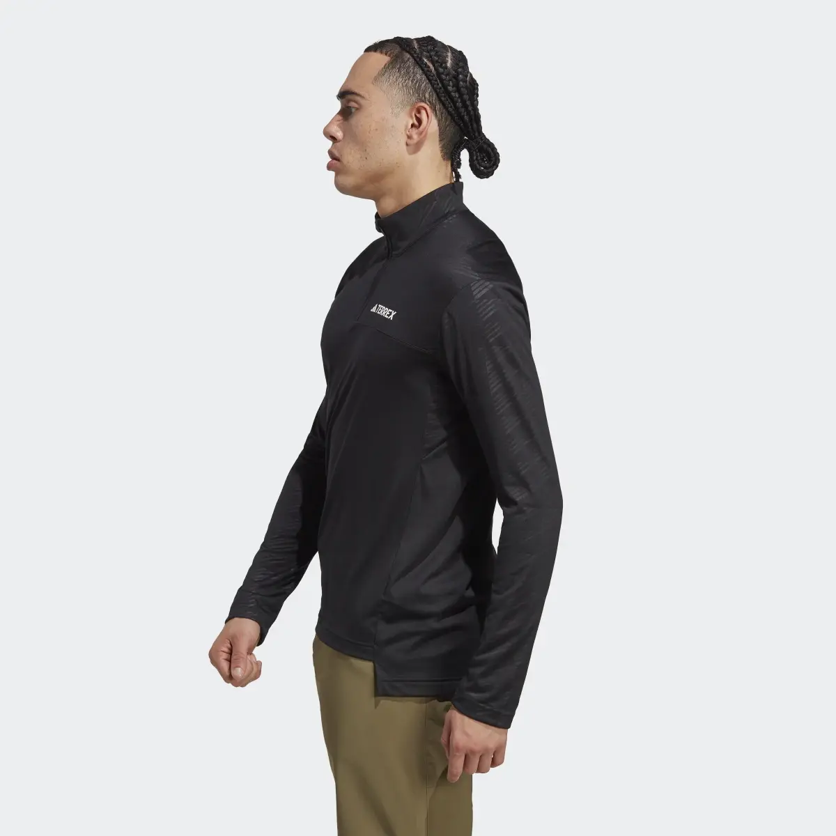 Adidas Terrex Multi Half-Zip Long Sleeve Tee. 3