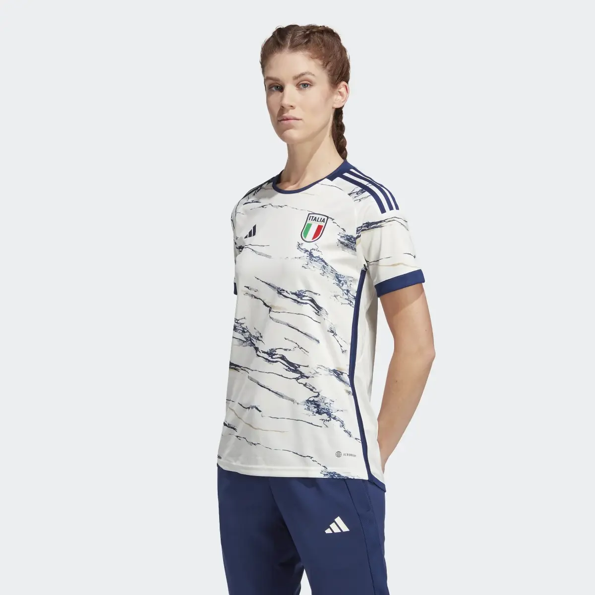 Adidas Camiseta segunda equipación selección femenina Italia 23. 2