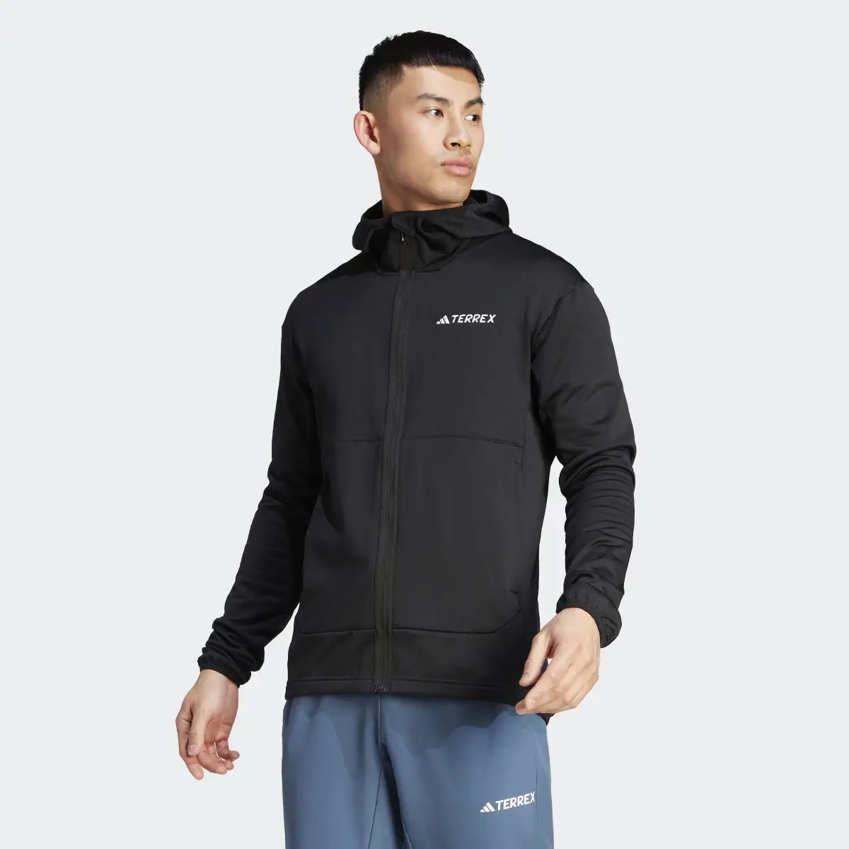 Adidas TERREX XPERIOR LIGHT FLEECE HOODED JACKET. 2