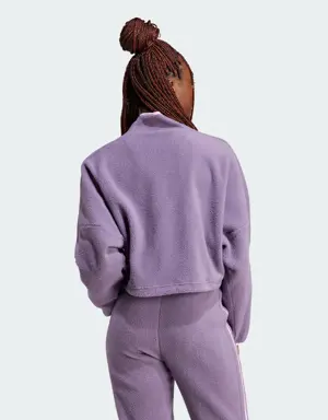 Adidas Tiro Half-Zip Fleece Sweatshirt. 3 Adidas Tiro Half-Zip Fleece Sweatshirt. 3