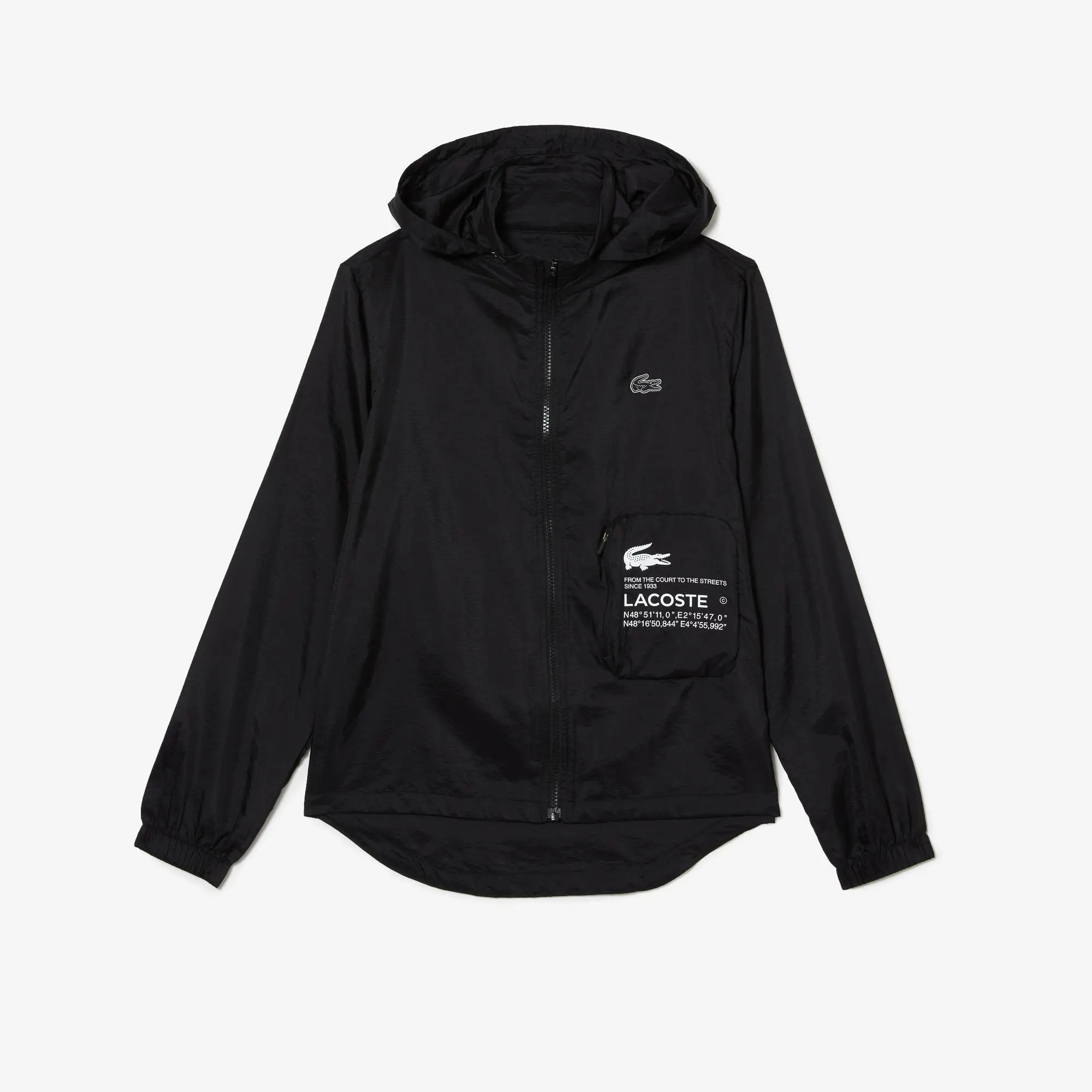 Lacoste Chamarra Lacoste SPORT repelente al agua plegable para mujer. 2 Lacoste Chamarra Lacoste SPORT repelente al agua plegable para mujer. 2