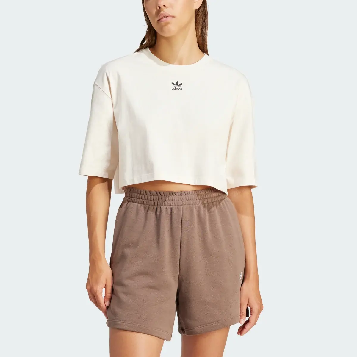 Adidas Essentials Crop Top. 1