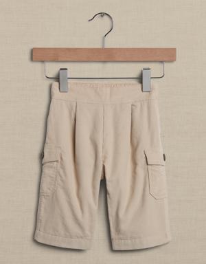 Wide-Leg Cargo Pant for Baby beige