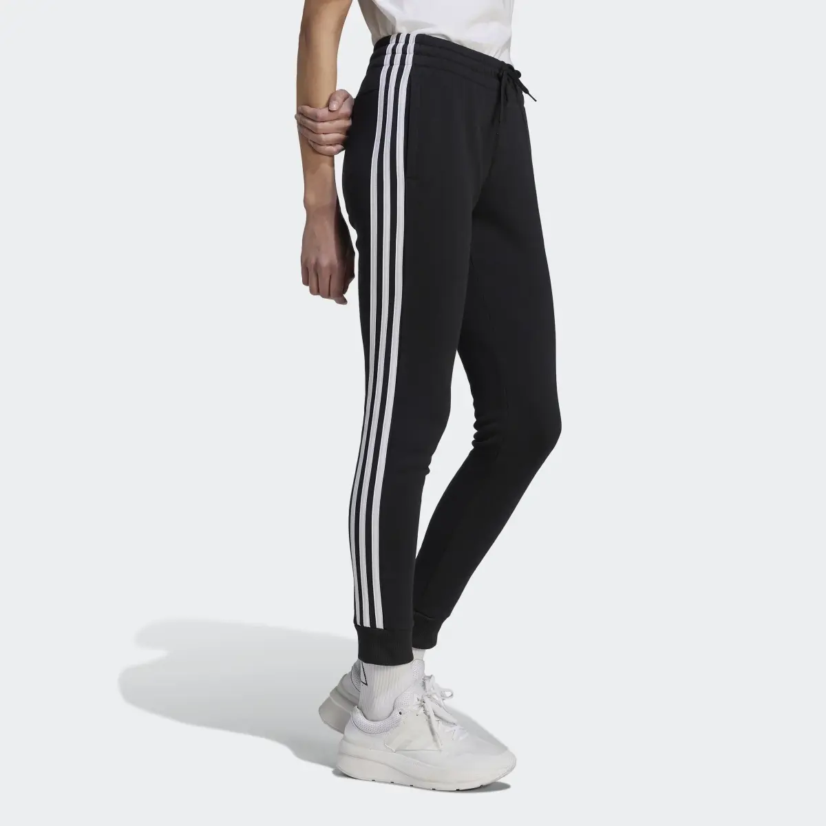 Adidas Essentials 3-Stripes Fleece Pants. 3