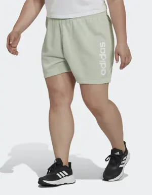 Adidas Essentials Slim Logo Shorts (Plus Size)