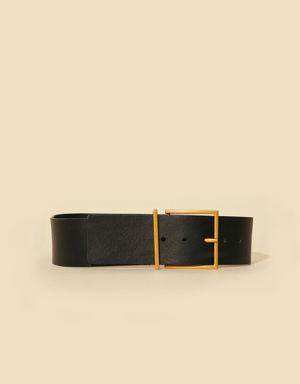 Wide leather belt Login to add to Wish list