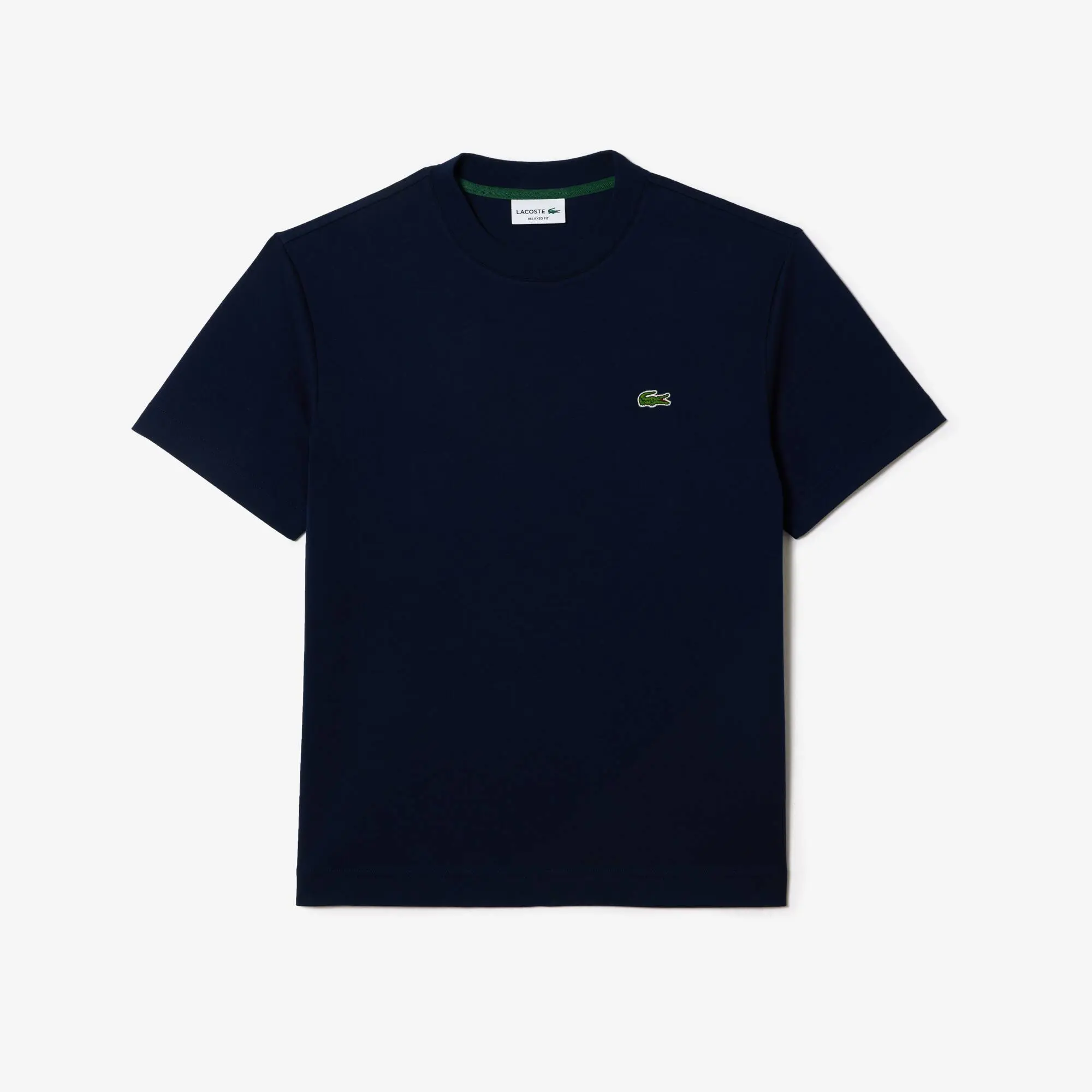 Lacoste T-shirt de Algodão Orgânico com Decote Redondo Unissexo. 2