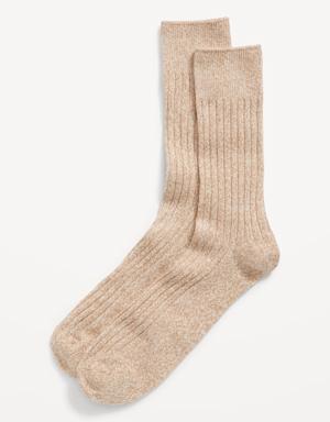 Old Navy Rib-Knit Crew Socks beige