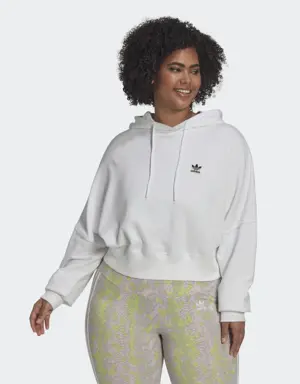 Cropped Hoodie (Plus Size)