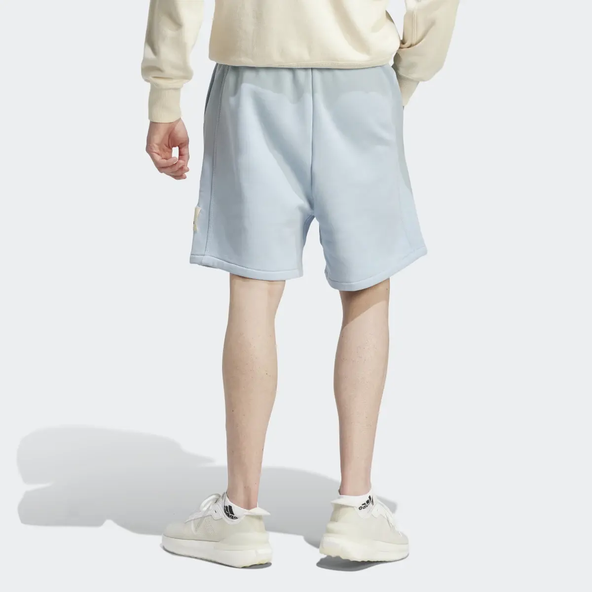 Adidas Lounge Fleece Shorts. 2