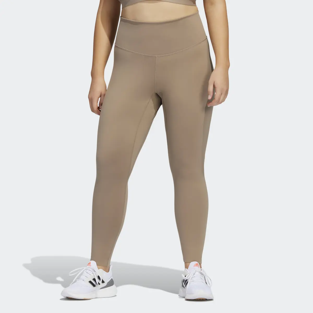 Adidas Yoga Luxe Studio 7/8 Tayt (Büyük Beden). 1