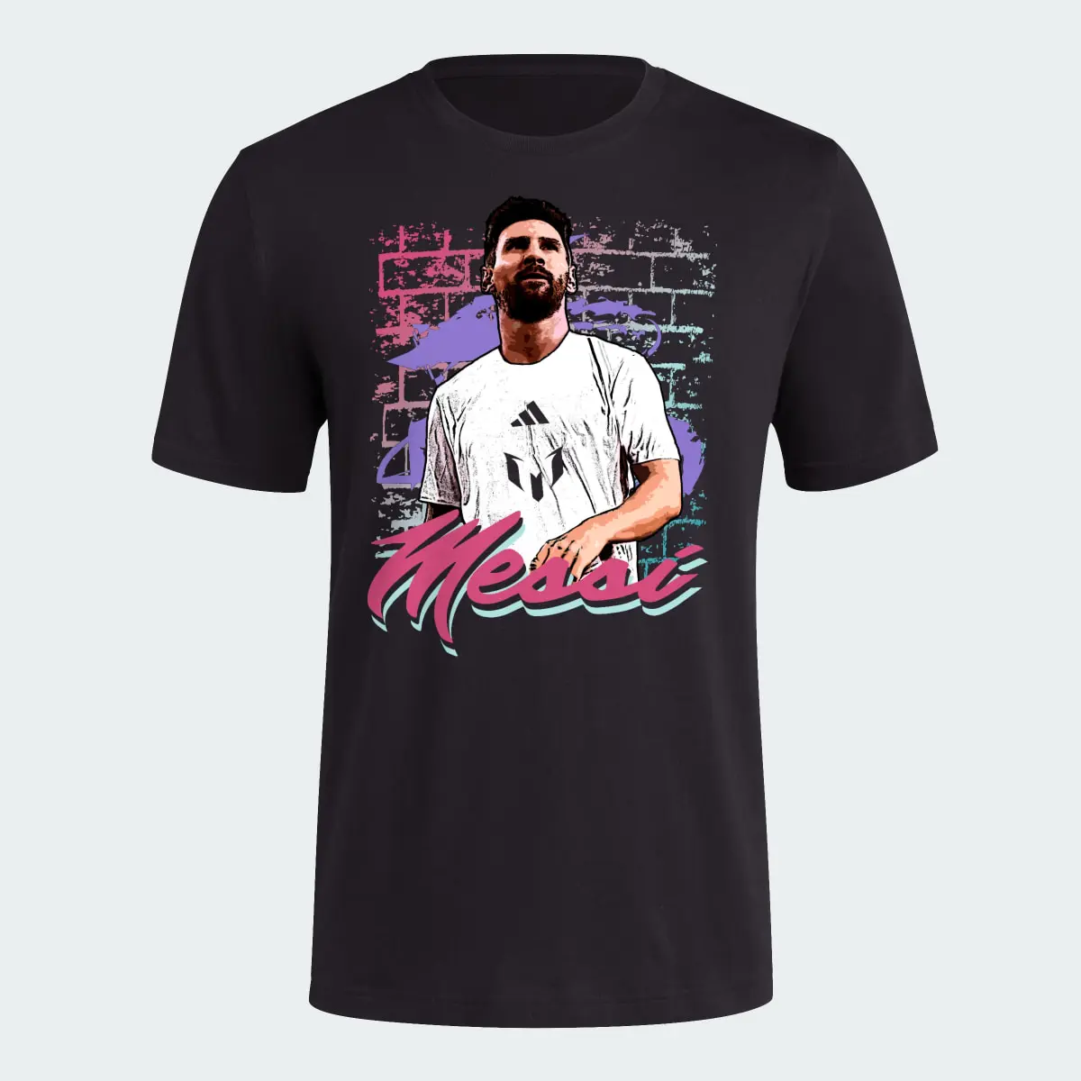 Adidas Messi Mural Tee. 1